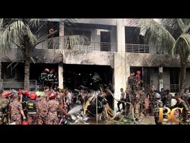 Bangladesh Air Force training jet crashes into a school, kills at least 20
