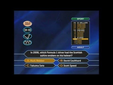 Who Wants To Be A Millionaire? 4th edition DVD - Lose and Win the Million