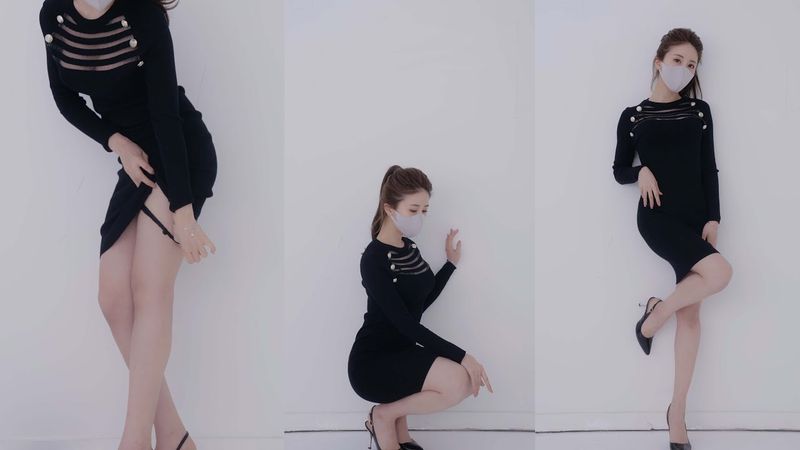 [4K 세로룩북] 일본룩북 눈앞에서 속옷 벗기 ❤️ 노브라 속옷룩북 Underwear Try On lookbook / 모델 장미 직캠