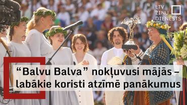 Mājās atgriezies Balvu Mūzikas skolas koris ar Dziesmu svētkos izcīnīto Lielo balvu