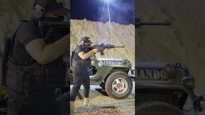 Th Gilboa Snake - Double Barreled AR15 Rifle.