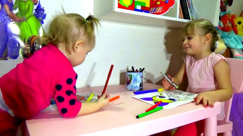 3 МАРКЕРА челлендж Кто круче Маргарита или Лера?