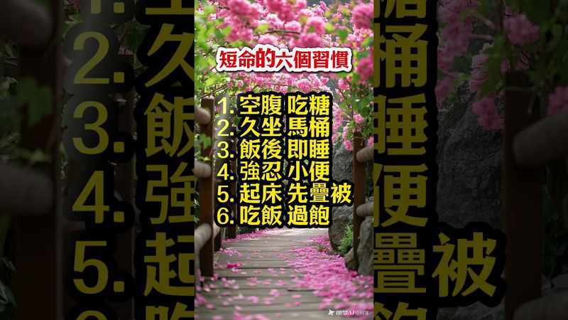 【千萬別做】這6個壞習慣會讓你短命10年！你中幾個？