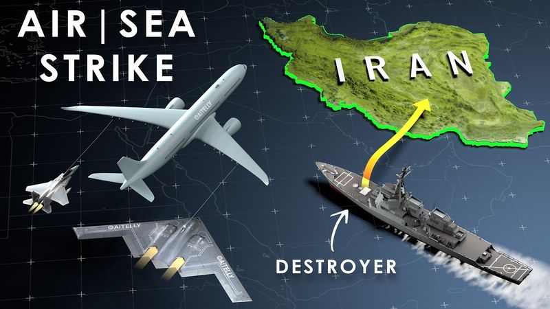 How the US Plans to Strike Iran: The Air & Sea Blueprint Explained