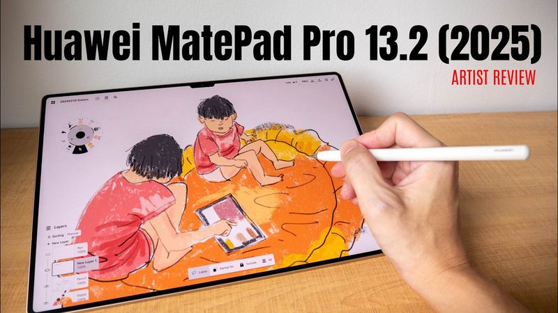 Recensione dell'artista Huawei MatePad Pro 13.2 PaperMatte (2025)