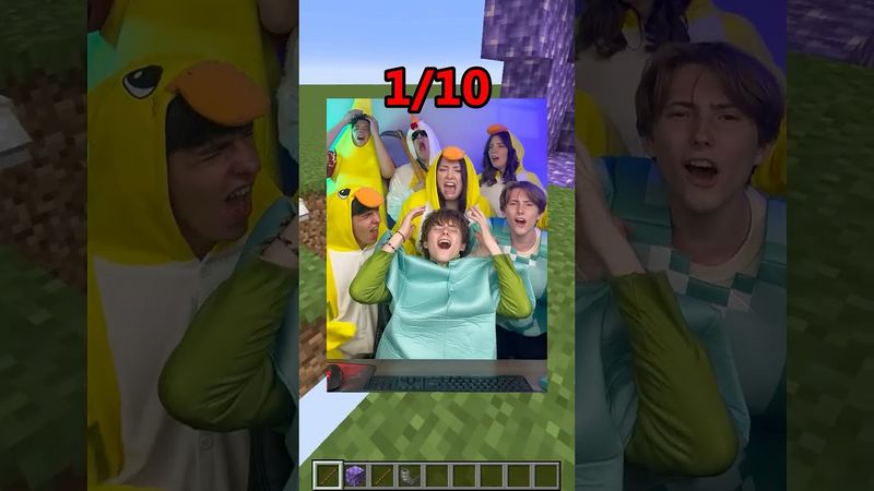 Minecraft: Name the Song Challenge 🤔 w/ @SharpeFamilySingers