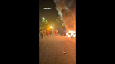 Chaos erupts as fans clash with police in Paris after Champions Cup final