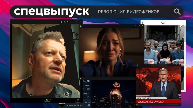 Империя фейков. Как AI добрался до новостного видео и чему теперь верить