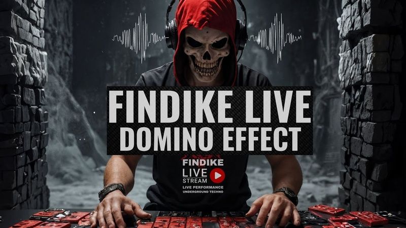 Findike Live – Domino Effect | Dark Minimal Techno DJ Mix