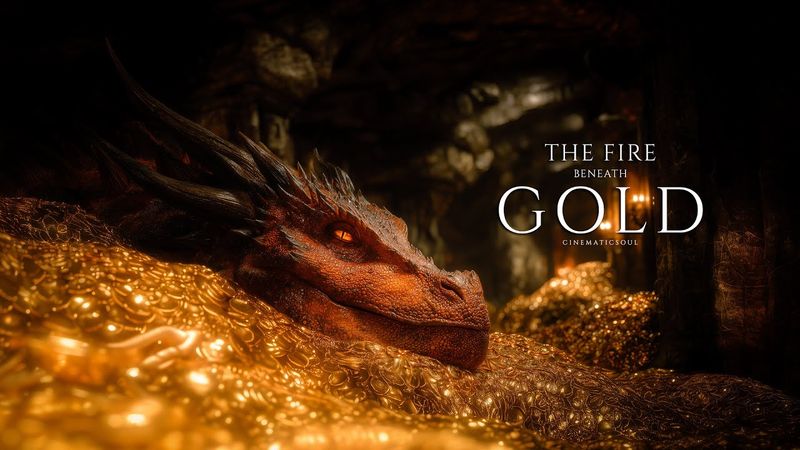 The Fire Beneath Gold — Epic & Deep Focus | The Hobbit Ambient Music