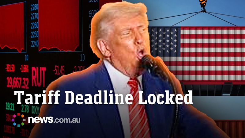 Trump says August 1 tariff deadline won't change