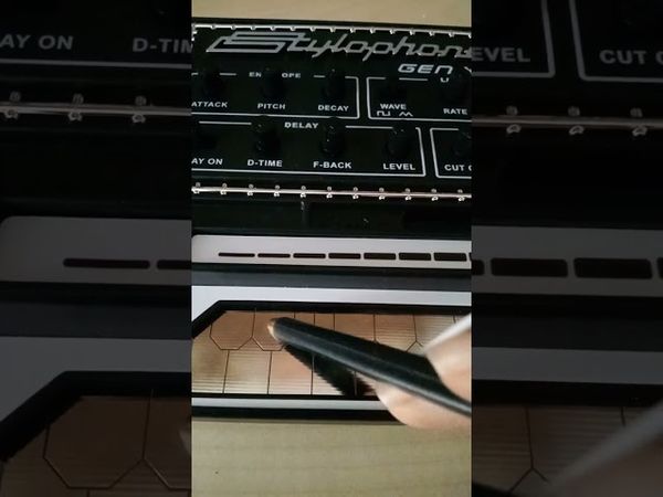 Bad apple (stylophone version) #touhou