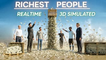 💵 Billionaires REALTIME Earnings | 3D Simulated