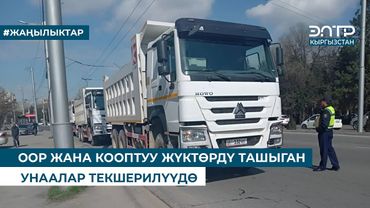ООР ЖАНА КООПТУУ ЖҮКТӨРДҮ ТАШЫГАН УНААЛАР ТЕКШЕРИЛҮҮДӨ