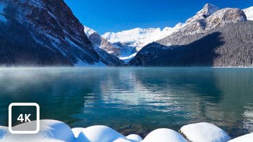 Lake Louise Winter Ambience | Canadian Rockies Relaxing Nature Sounds