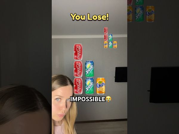 Soda Coloring Challenge🥤IMPOSSIBLE😭#shorts