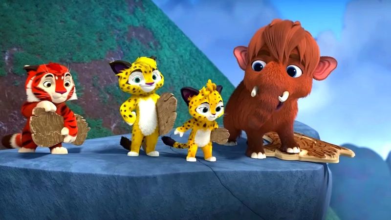 Лео и Тиг  спасают мамонтёнка — Большой сборник мультфильмов