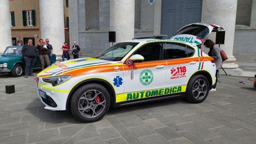 Inaugurazione Nuova Automedica Alfa Romeo Stelvio Q4 Croce Verde Chiavarese (GE)