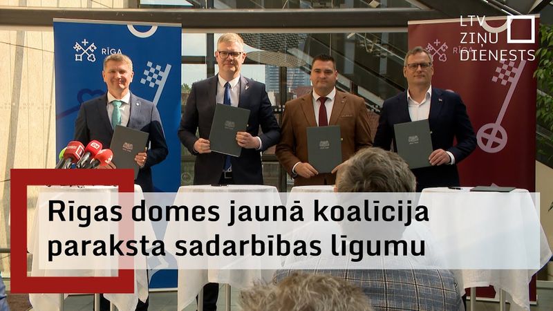 Rīgas domes jaunā koalīcija sola attīstīt drošu un krīzēm gatavu pilsētu