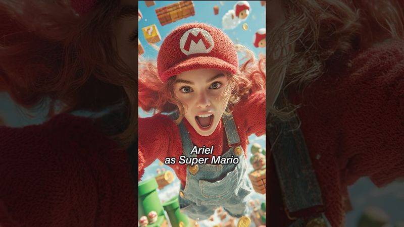 Disney Princesses in Nintendo World!? 👑🎮#disney