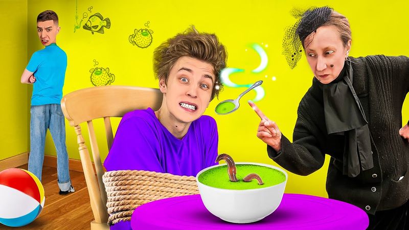 We got into a Magical KINDERGARTEN ! *Evil nanny*