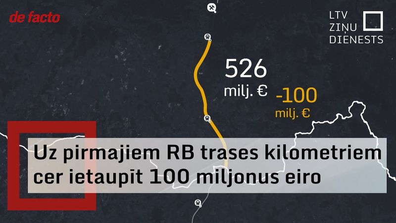 Uz pirmajiem 40 "Rail Baltica" trases kilometriem cer ietaupīt 100 miljonus eiro
