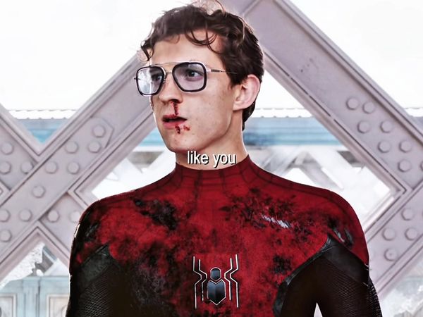 young tony is so much like him #ironman #spiderman #ironspider #spide...