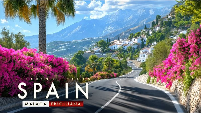 Frigiliana, Spain 🇪🇸 | One of the Most Scenic Drives from Malaga 4K