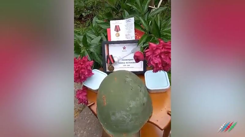 Вещи красноармейца из Азербайджана, погибшего на Смоленщине, передали в Баку