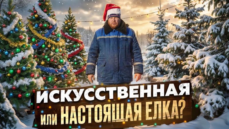 ИСКУССТВЕННАЯ или НАСТОЯЩАЯ ёлка?