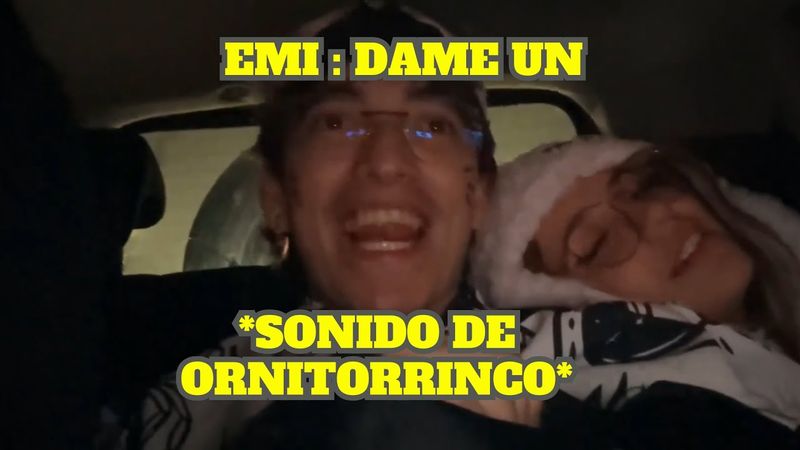 EMI Y GLOGLO HACEN EL TREND DE DAME UN GRRR PERO CON UN SONIDO DE ORNITORRINCO