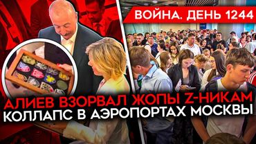 ДЕНЬ 1244. КОЛЛАПС В АЭРОПОРТАХ ИЗ-ЗА УДАРОВ/ АЛИВЕВ РАЗГНЕВАЛ Z-НИКОВ/ ВСУ ОСВОБОДИЛИ КОНДРАТОВКУ