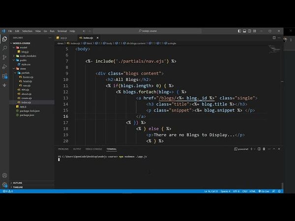 آموزش Node.js + Express.js + MongoDB - Route Parameters  - قسمت 46
