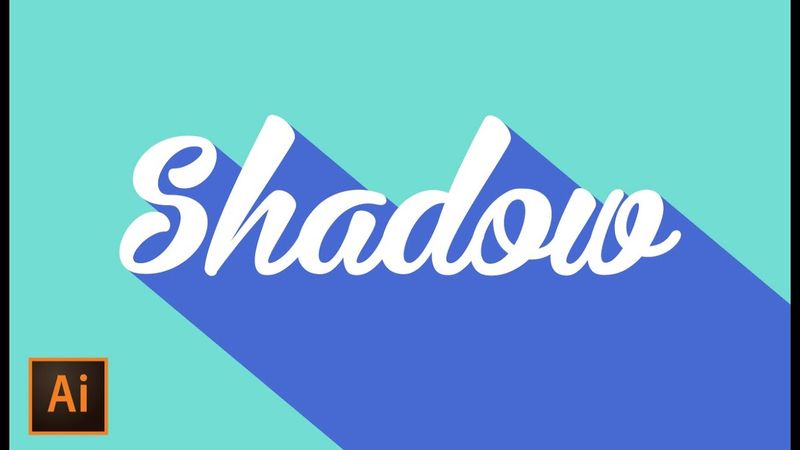 Как сделать тень в иллюстраторе | Плоская тень УРОКИ Adobe illustrator