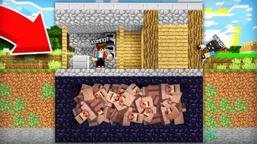 КТО ЗАПЕР ВСЕХ ЖИТЕЛЕЙ ПОД МОИМ ДОМОМ В МАЙНКРАФТ | Компот Minecraft