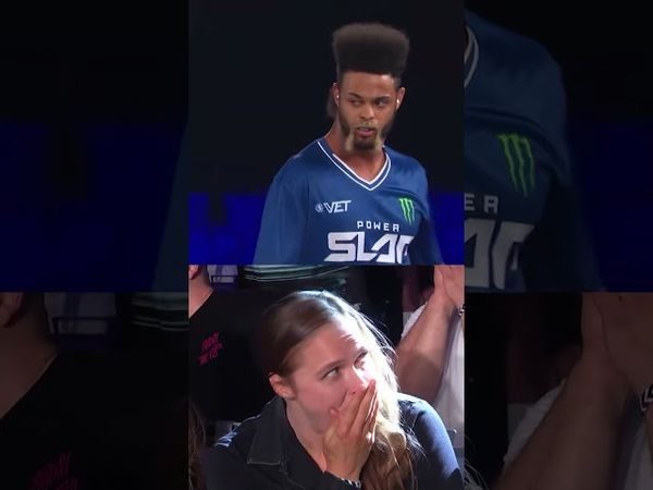 Ronda Rousey's reaction to this Power Slap KO 😵