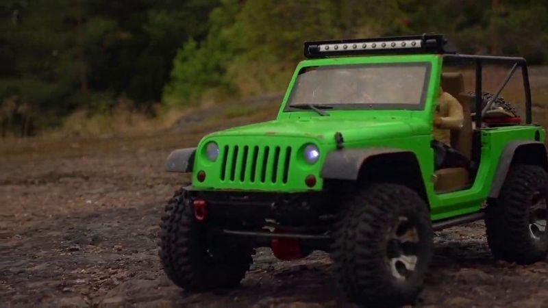 RCmodelex Jeep JK Wrangler Trailing & Crawling -