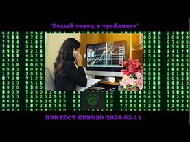 Бэктест Еленка с практики. "Белый танец в трейдинге" 2024-02-11