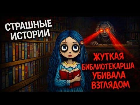 Меня пугала ЖУТКАЯ СТАРУШКА из библиотеки | страшные истории + арт от Даши Рокс