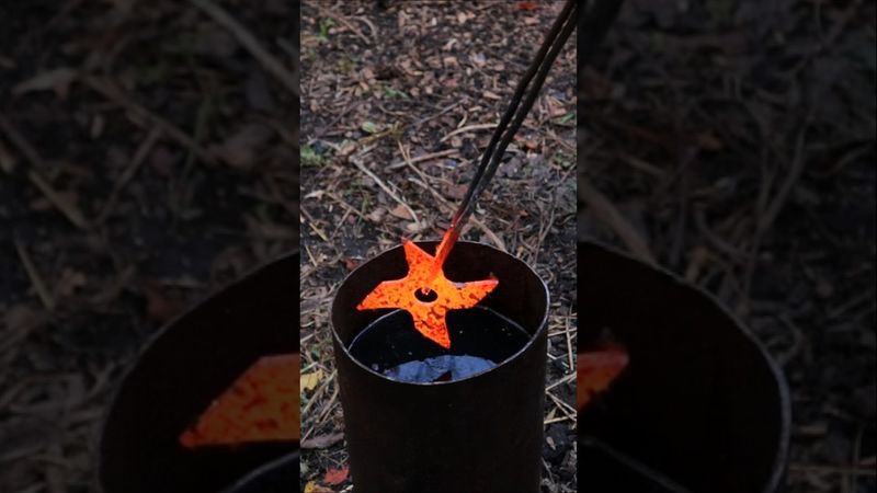 Paslı Top Mermisinden Shuriken Yapımı