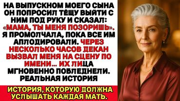 Мой сын сказал:Ты меня стесняешь! — и вместо меня выбрал на выпускной свою тёщу Пока не случилось