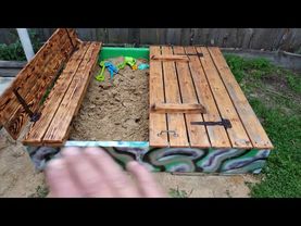 Песочница трансформер самодельная-легко!