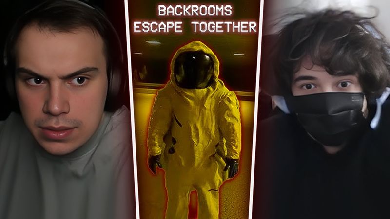 ГЛЕБ И РОСТИК ИГРАЮТ В Backrooms: Escape Together / КАПКАН ДЕСАУТА | Sasavot и Rostikfacekid