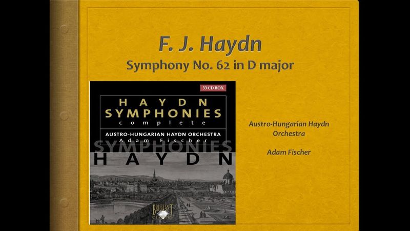 Haydn, Symphony 62 - Video Score - Adam Fischer