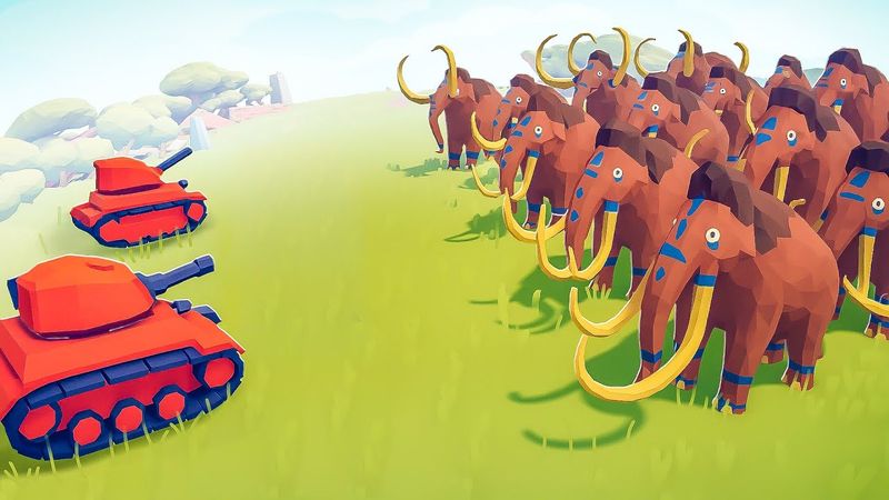 30 МАМОНТОВ vs ТАНК!!! СПЕЦ. ВЫПУСК TABS С МАКСИМАЛЬНЫМ БЮДЖЕТОМ!!!