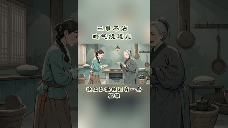 《老祖宗的智慧》三事不沾，晦氣繞道走！老祖宗的智慧太絕了 #古人的智慧 #國學智慧 #國學文化 #老祖宗的智慧 #運勢 #正能量 #玄學 #風水 #國學文化 #祝由術 #傳承文化 #民間傳說