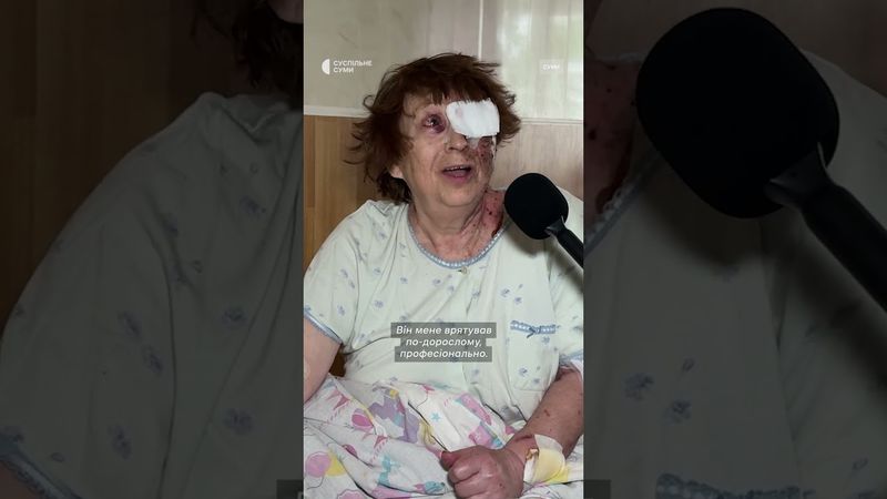 "Мене врятував онук" #shorts #війна #обстріли #наслідки #суми #ланцет #молния
