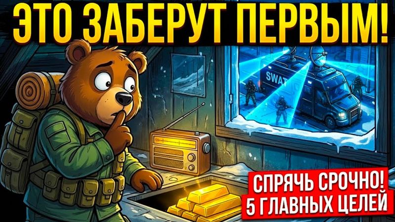 ТОП-5 Вещей, Которые Власти Конфискуют ПЕРВЫМИ При ЧС