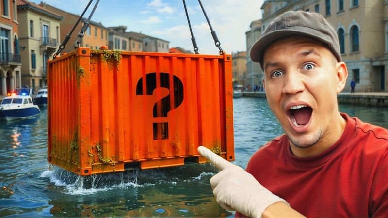 I Actually Found a Hidden Treasure in an Abandoned Container in Venice!