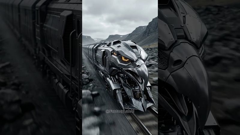 Animais como Trens – A IA Reinventa a Natureza sobre Trilhos 🚆🐾